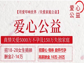 铁西捐卵助孕生子 爱心志愿者招募